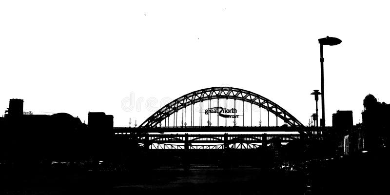 Newcastle upon Tyne, UK, 11 July 2022 - View of the Tyne Bridge, Newcastle, England.