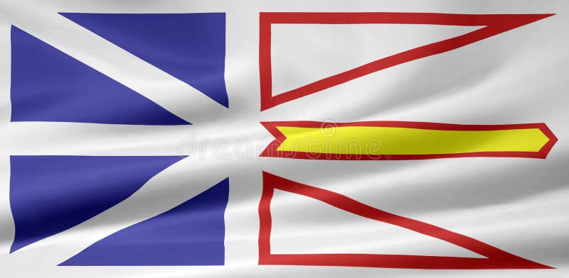 Download Newfoundland And Labrador Flag Stock Illustration ...