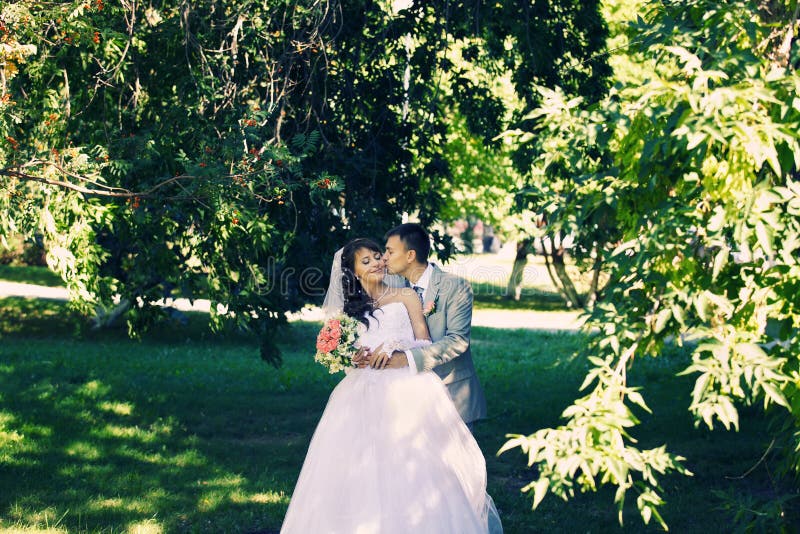 Newlyweds stock images