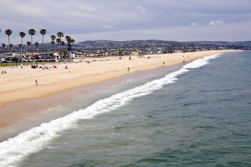 Newport Beach South stock image. Image of water, coast 11320459