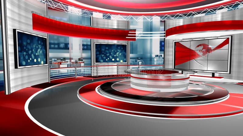 3d Virtual Newsroom With Green Screen Background Rendered For Realism, News  Room, Television Studio, Tv Studio Background Image And Wallpaper for Free  Download