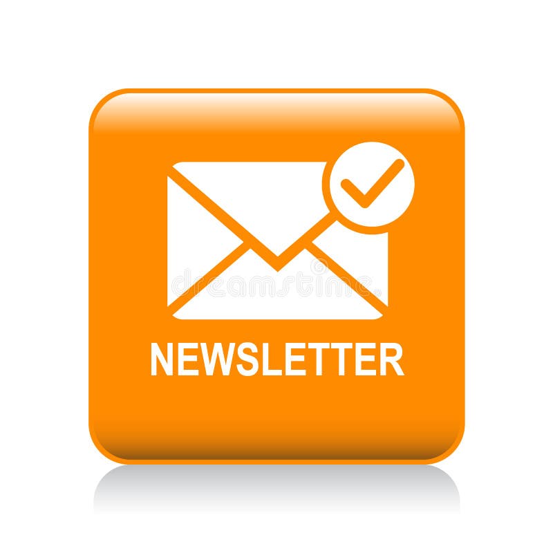 Newsletter Mail Icon Button Stock Illustration Illustration Of Icons Design Newsletter Mail Icon Button Stock Illustration Illustration Of Icons Design