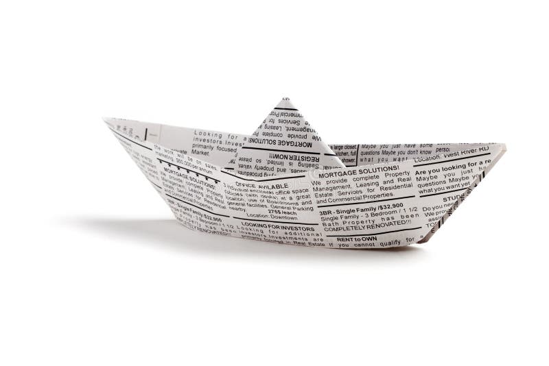 Paper Boat stock photo. Image of journey, close, isolated 15815546