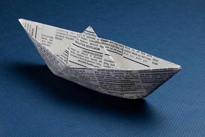 Paper Boat stock image. Image of sailing, concepts, ideas 16212271