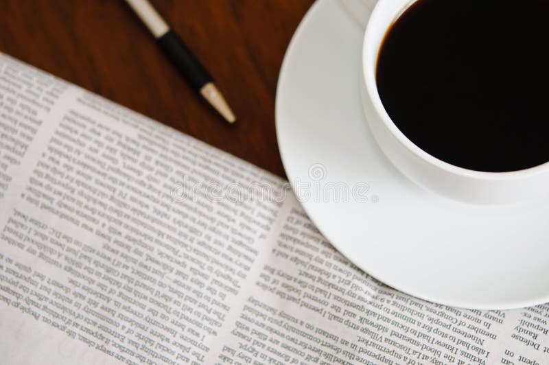 Newspaper and Coffee 3