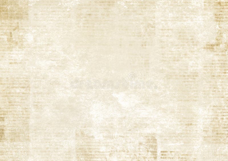 Newspaper with old grunge vintage unreadable paper texture background