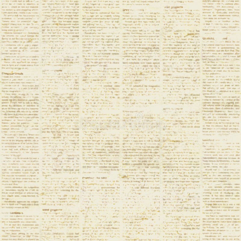 Newspaper Seamless Pattern With Old Vintage Unreadable Paper Texture Background Stock Image Image Of Business Newsprint