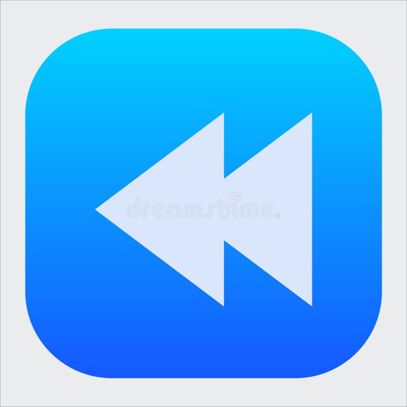 Next button icon symbol button in gradient blue color for mobile. Next and forward button icons vector and illustration for the recording or call phone on apps or website and mobile icon