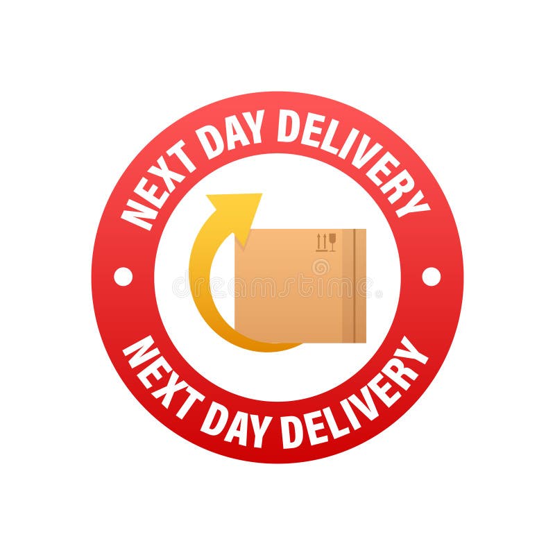 Next Day Delivery Stock Illustrations – 492 Next Day Delivery