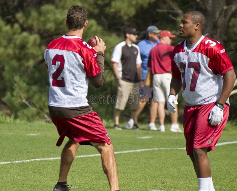 NFL Arizona Cardinals training camp. After an NFL lockout, past NFL Super Bowl contenders, the Arizona Cardinals held training camp in Flagstaff, Arizona, prior stock photography NFL Arizona Cardinals training camp. After an NFL lockout, past NFL Super Bowl contenders, the Arizona Cardinals held training camp in Flagstaff, Arizona, prior stock photography