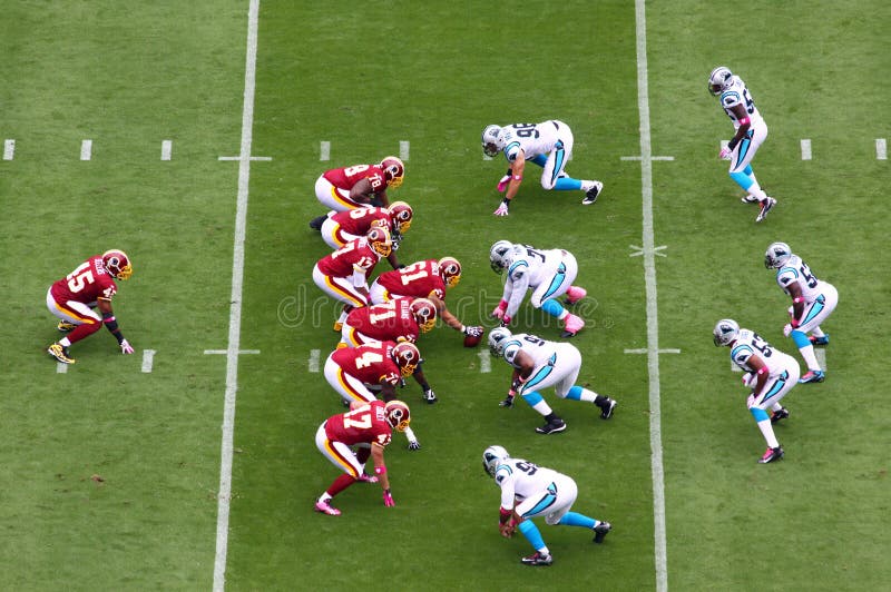 NFL - Pronto! Insieme! fotografia stock NFL - Pronto! Insieme! fotografia stock