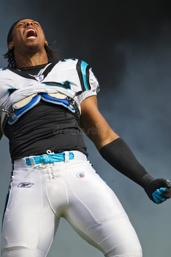 NFL: Santos del 9 de octubre contra panteras foto de archivo libre de regalías NFL: Santos del 9 de octubre contra panteras foto de archivo libre de regalías