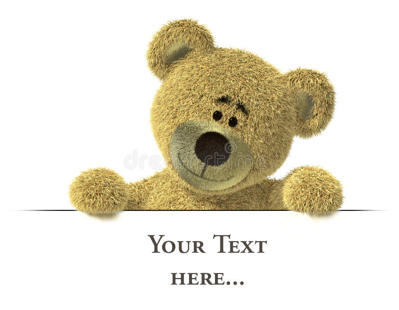 Nhi Bear with billboard, top.