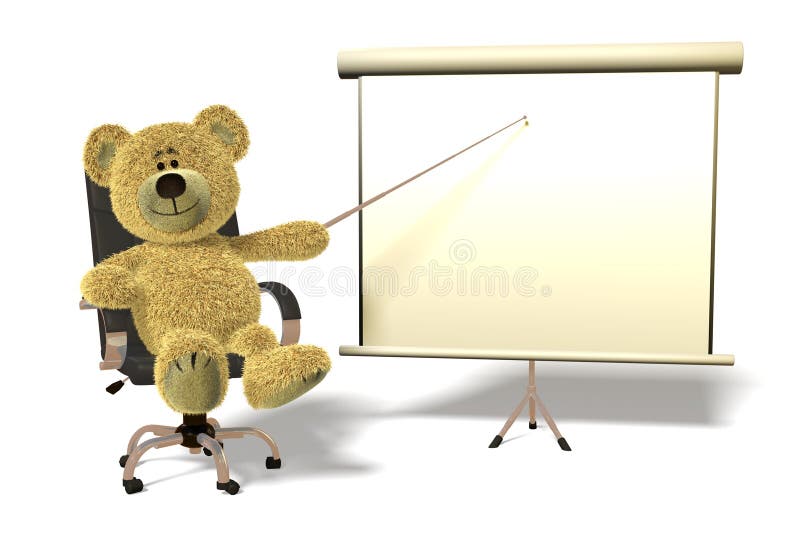 Nhi Bear office presentation.