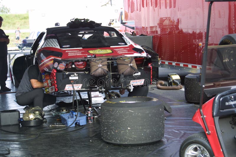 NHRA en el parque 2018 del Motorsports de la entrada fotografía de archivo libre de regalías NHRA en el parque 2018 del Motorsports de la entrada fotografía de archivo libre de regalías