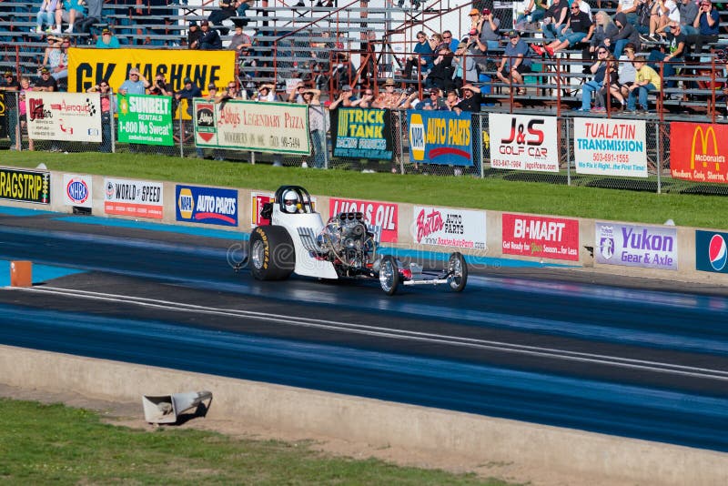 NHRA 30th Annual Fall Classic at the Woodburn Dragstrip Editorial Stock