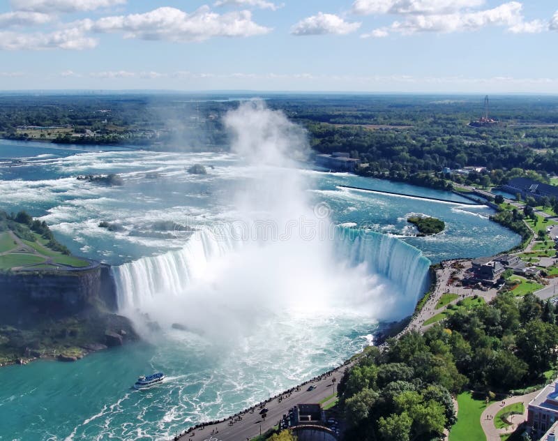 Niagara Falls: Ferradura fotos de stock royalty free Niagara Falls: Ferradura fotos de stock royalty free