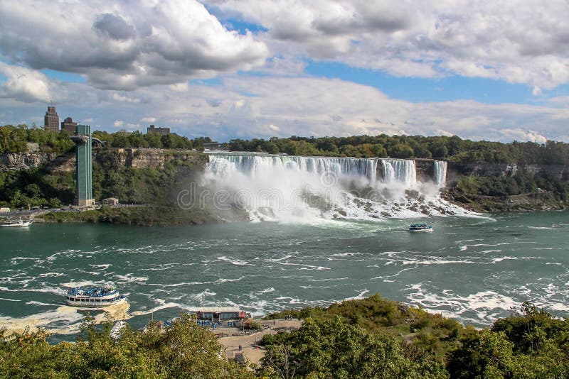Niagara Falls Horseshoe. Ontario. Canada. Beautiful Waterfall