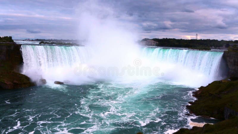 Beautiful Niagara Falls in Canada stock video