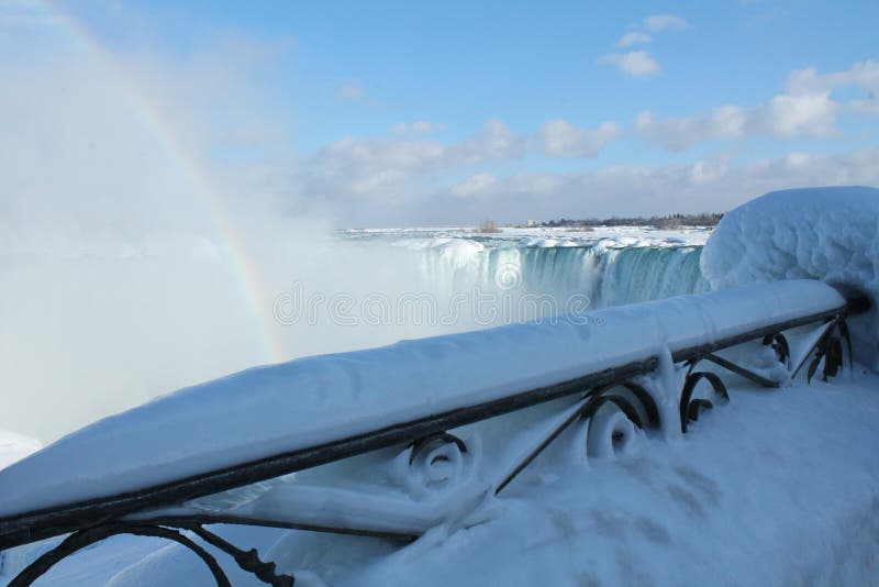Niagara Falls in the winter royalty free stock image Niagara Falls in the winter royalty free stock image