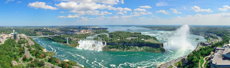 Niagara- Fallsvogelperspektive lizenzfreies stockfoto Niagara- Fallsvogelperspektive lizenzfreies stockfoto