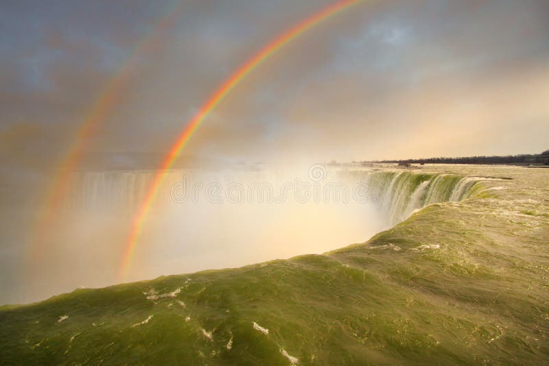 Niagarské Vodopády close-up pohled.