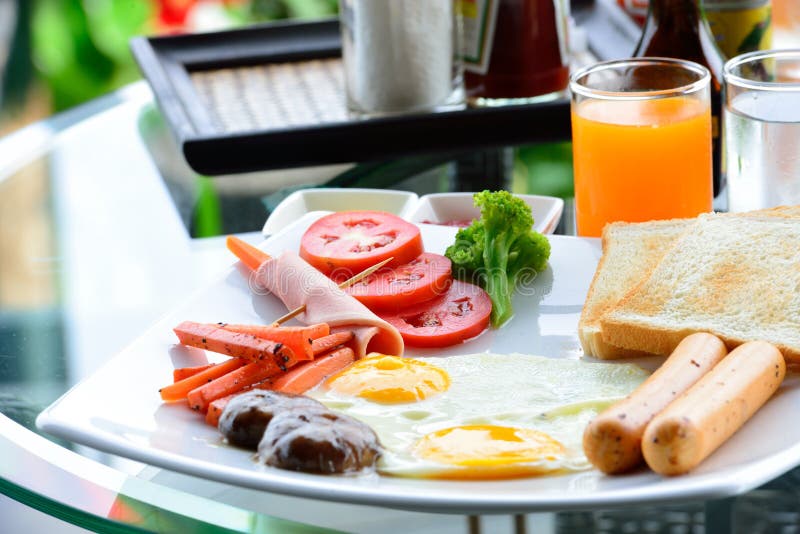 The nice breakfast stock photo. Image of food, tomato 25182568