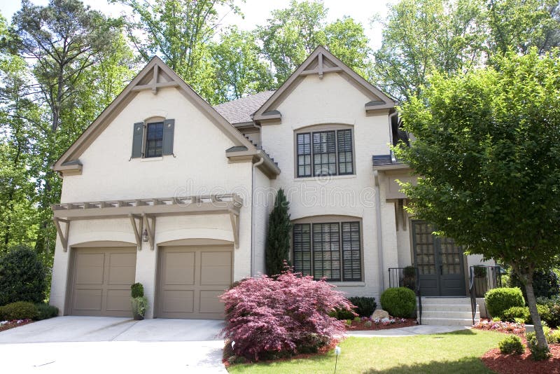 Nice Brown Stucco House