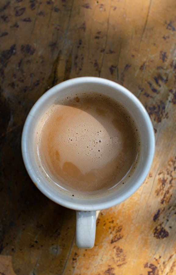 Nice coffee cup at morning royalty free stock photo