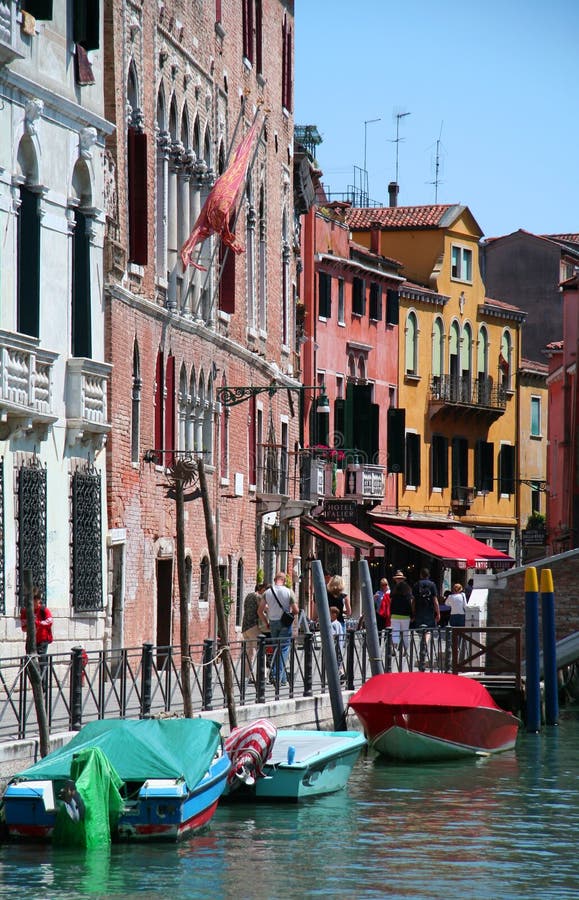 Nice coloured street in Venetia