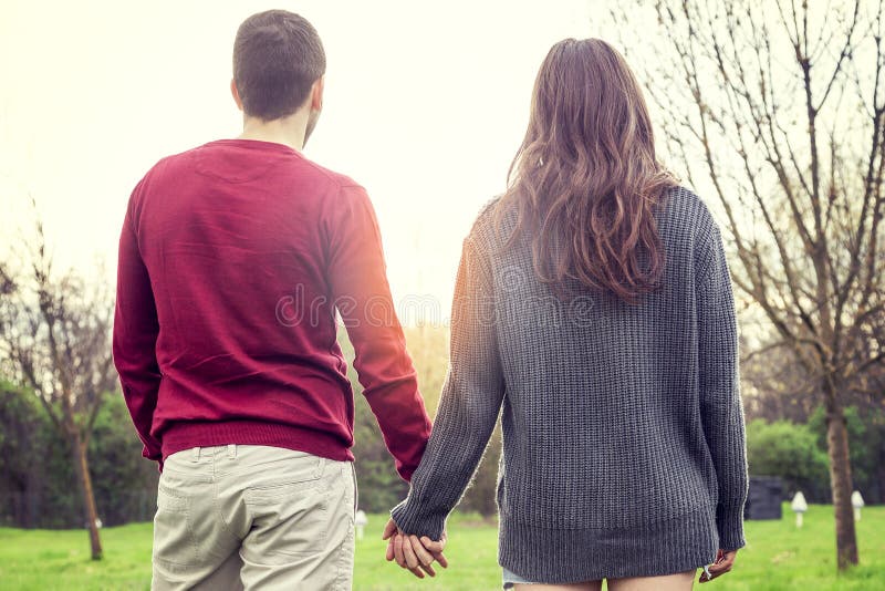 Nice couple boyfriends relaxes walking stock photo Nice couple boyfriends relaxes walking stock photo