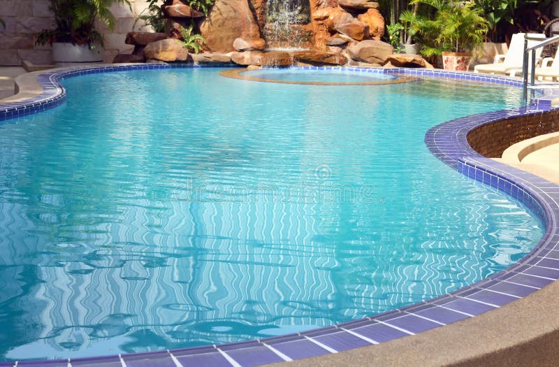 Nice Empty Water Pool royalty free stock photography