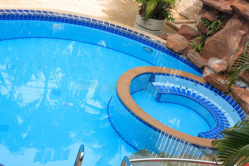 Nice Empty Water Pool stock images