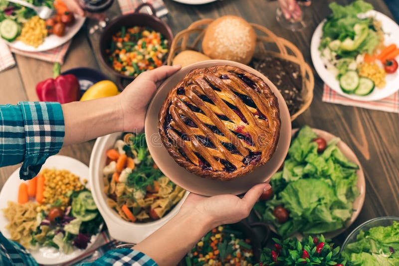 Nice Family Having Tasty Dinner Stock Photo - Image of cuisine, cute