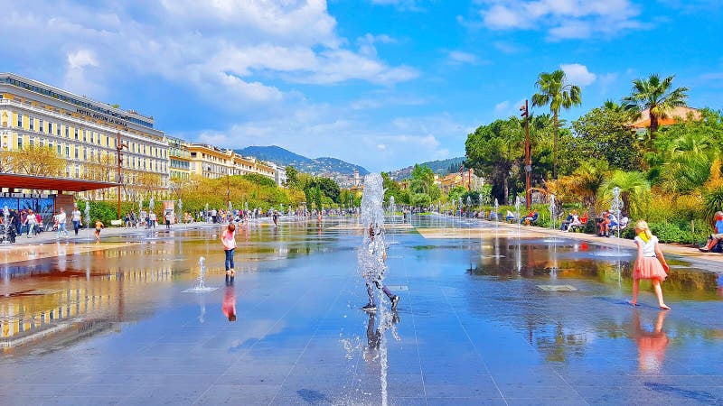 Promenade Des Anglais in Nice, France Editorial Stock Photo - Image of ...