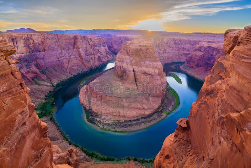 Nice Image Of Horseshoe Bend Stock Photo Image of america, landscape