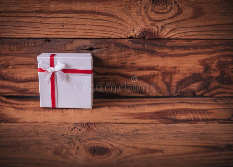 Nice little present box with cute bow stock photos Nice little present box with cute bow stock photos