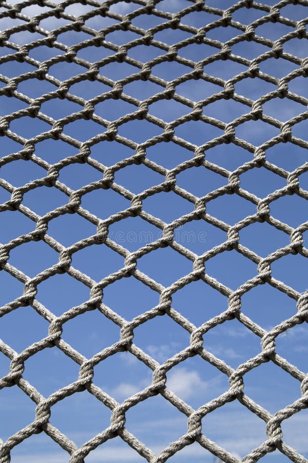 Fence made of hemp rope stock image. Image of background 76488273