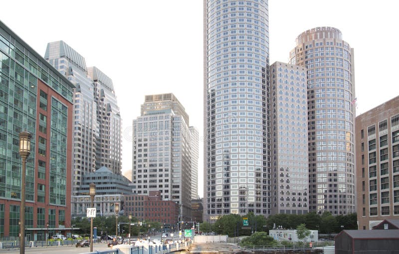 Nice modern buildings in Boston royalty free stock images Nice modern buildings in Boston royalty free stock images