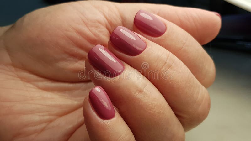 Nice nails with gel polish