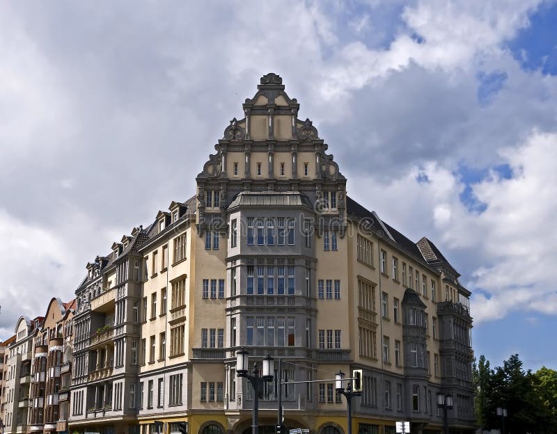 Nice old house in Berlin 4 stock image. Image of architecture 57410255