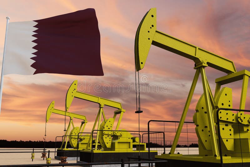 Oil pipeline in Qatar stock photo. Image of pipe, pipeline 37215226