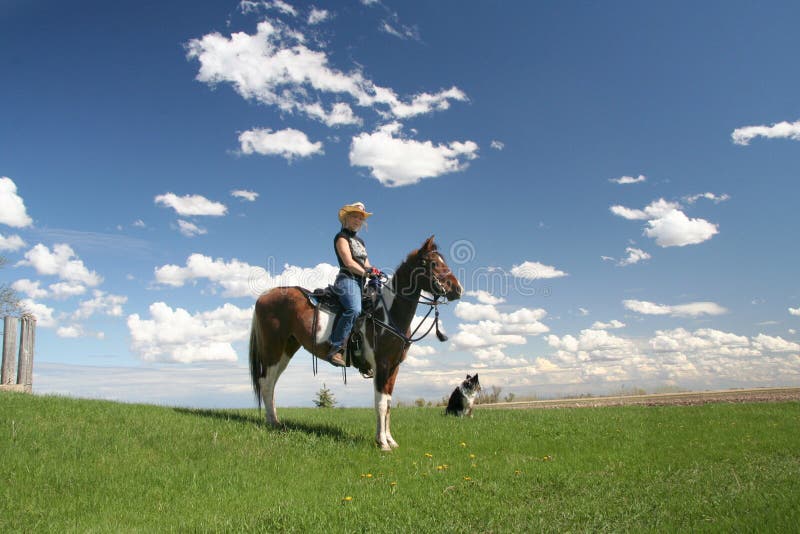 Nice Ride stock photo. Image of prairie, riding, horseback 9359812