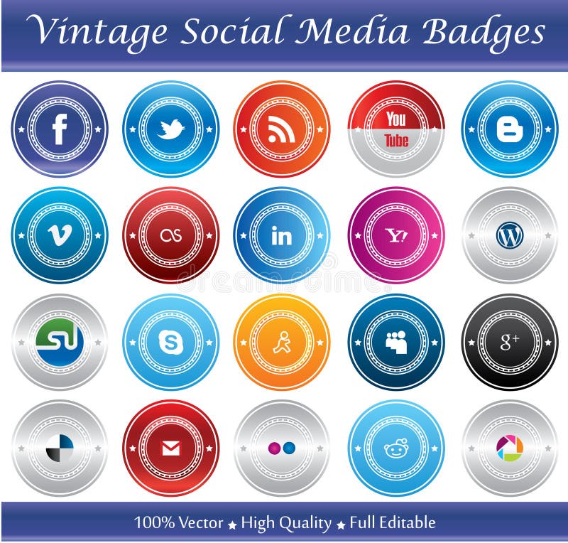 Media Badge Template Media Badge Template