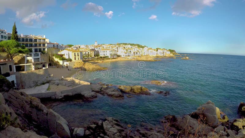 Calella De Palafrugell Village at Sunrise in Catalonia, Costa Brava ...