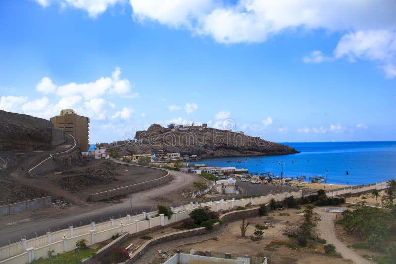Nice View of the Gulf of Aden in Yemen Stock Photo Image of coastline, mount 86660490