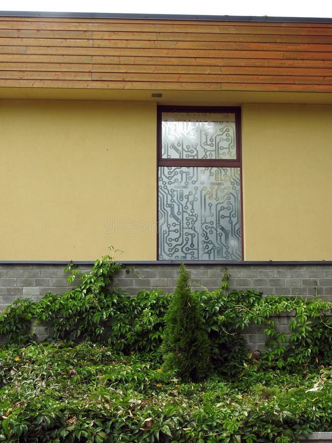 Beautiful home wall and window, Lithuania royalty free stock images Beautiful home wall and window, Lithuania royalty free stock images