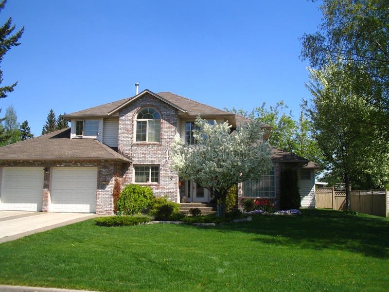 Nicely landscaped yard