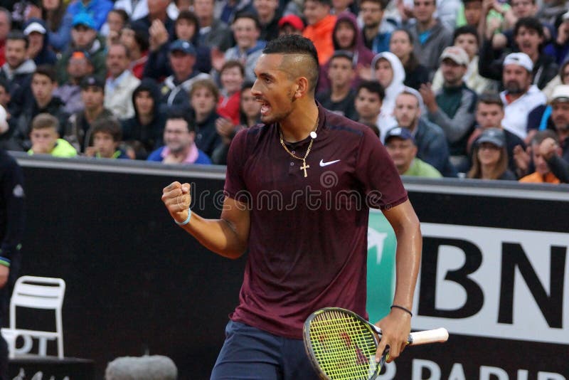 Nick Kyrgios (AUS) photographie stock Nick Kyrgios (AUS) photographie stock