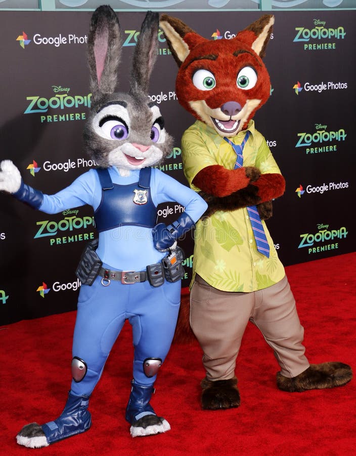 Zootopia Personagens Judy Hopps&nick Wilde Foto de Stock Editorial - Imagem  de personalidade, celebridade: 171394148